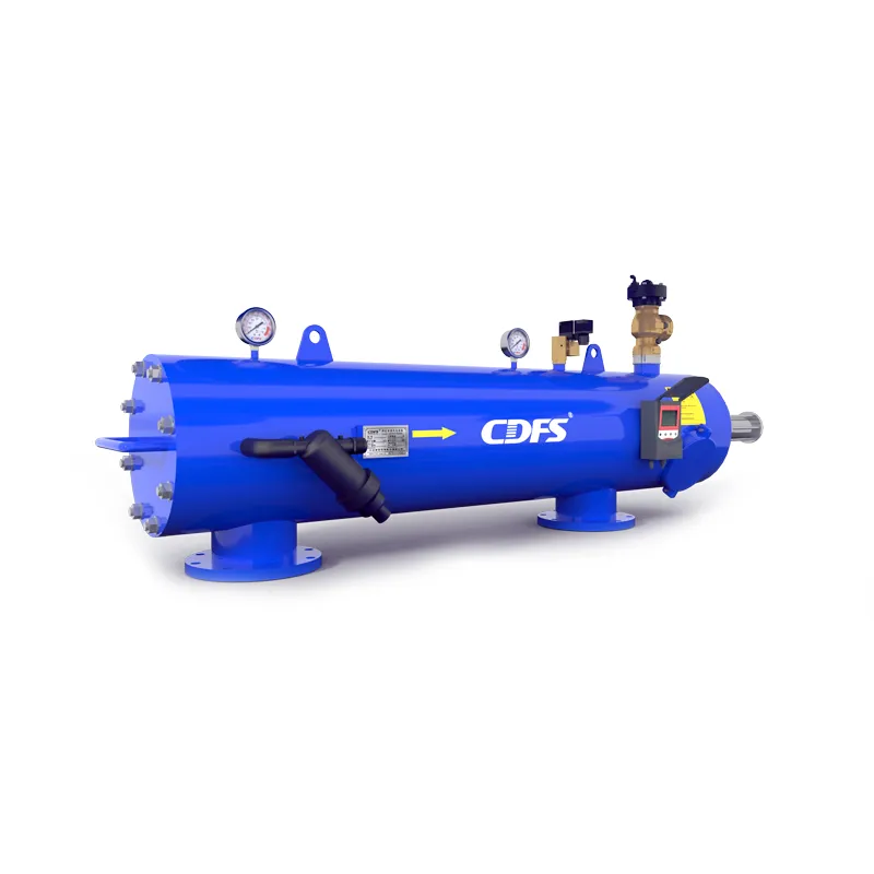 Horizontal automatic backwashing filter self cleaning irrigation filter