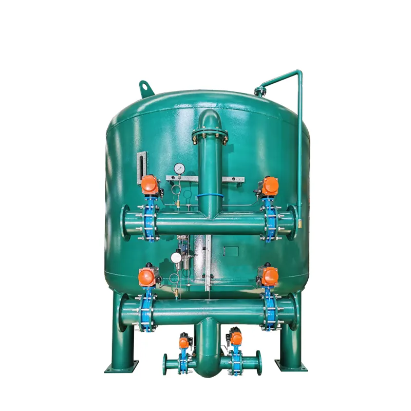 Single tank multi-media filter