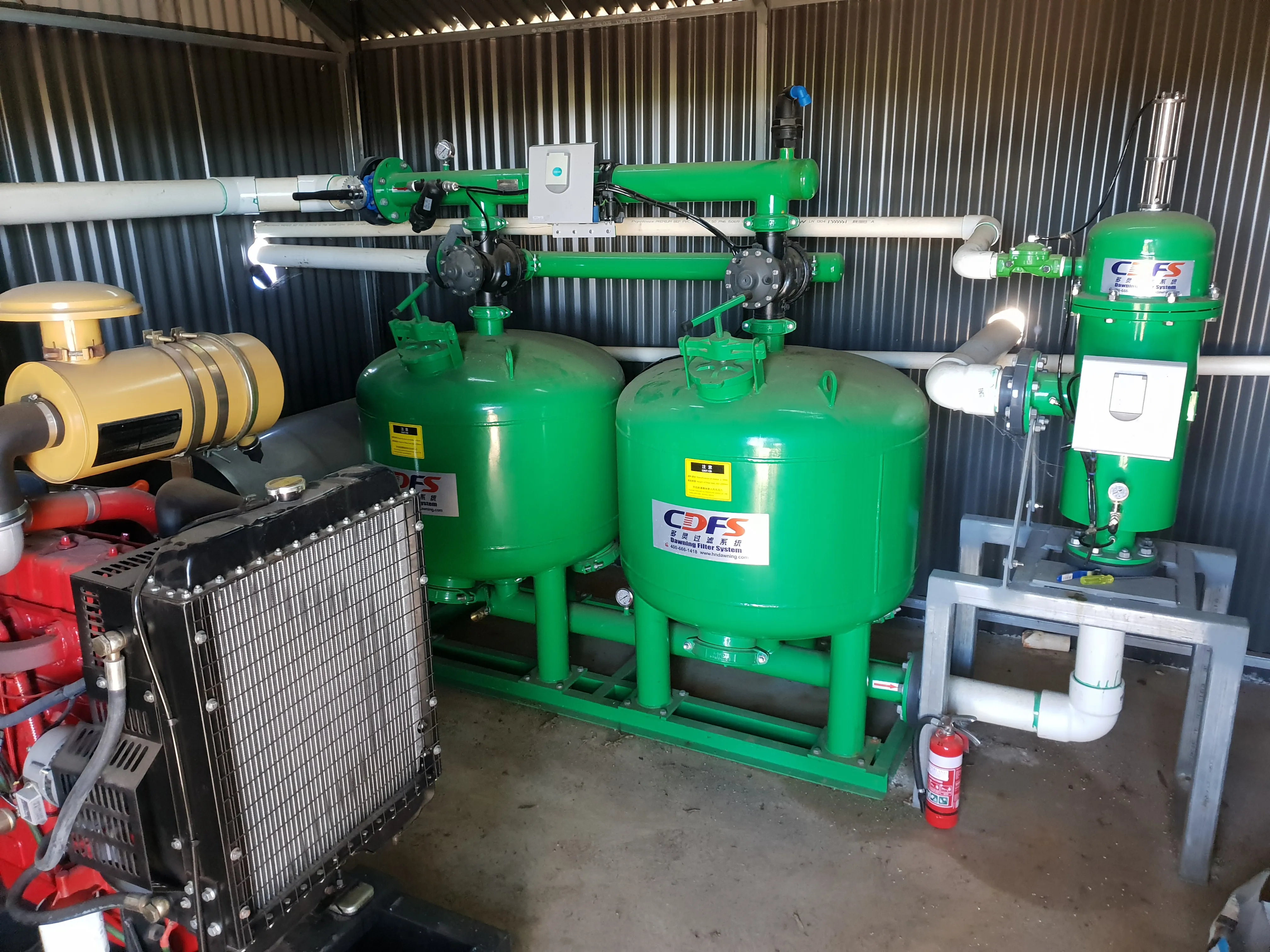 Australia River Water for Vineyard Irrigation Project