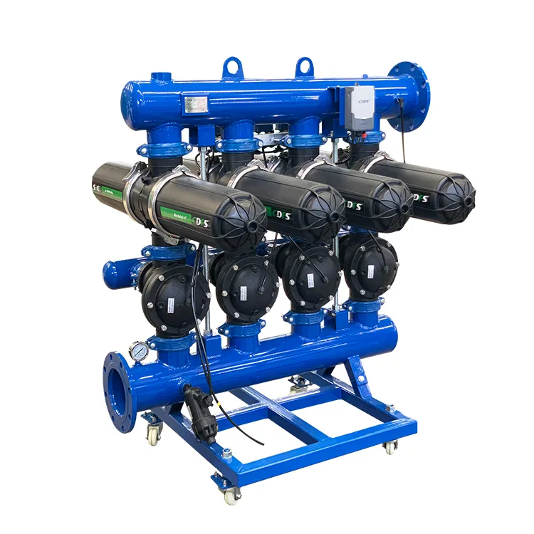 4 inch 3pcs automatic backwash disc filter0